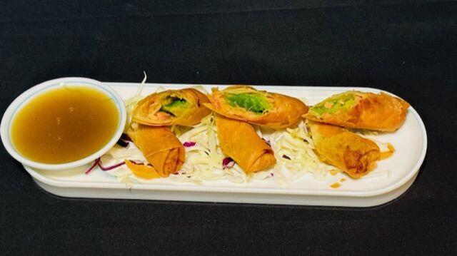 Salmon Spring Rolls
